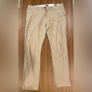 Jcrew flex slim fit khaki chino pants 34x32